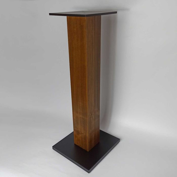 Podstawki pod kolumny audio drewniane – stabilne stojaki stereo 68cm
