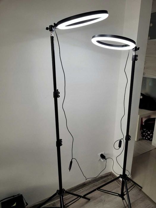 Lampa Pierścieniowa Led Ring Statyw Do Makijażu Selfie Uchwyt Telefon