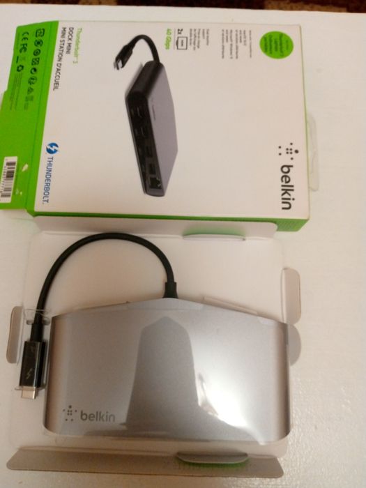 Порт-реплікатор Belkin Thunderbolt 3 Dock Mini Station D'accueil (F4U0