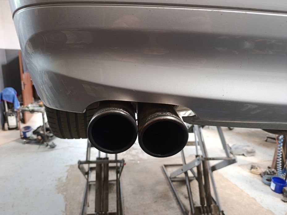 BMW E90 n52 tłumik końcowy SIM fajnie brzmi