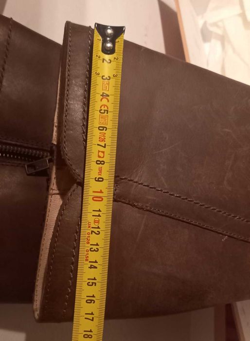 Сапоги UGG нат кожа, нат мех,  24см