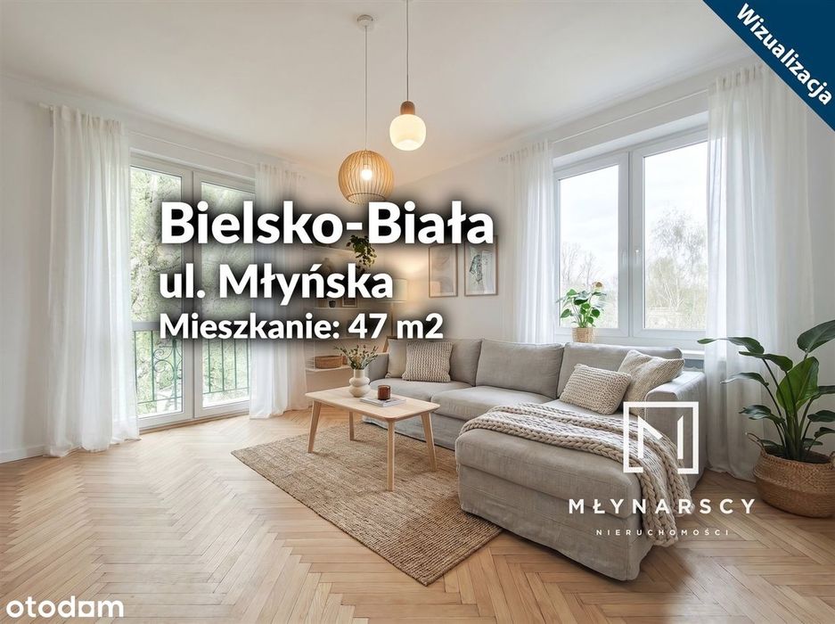 2 pok do remontu | zieleń za oknem | balkon