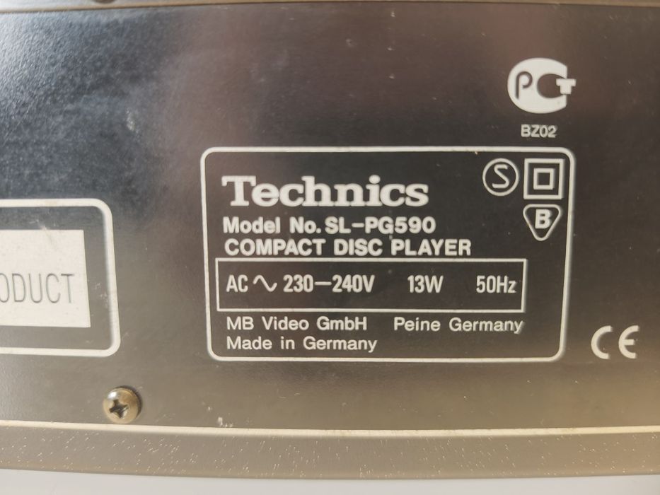 Odtwarzacz CD Technics SL PG 590