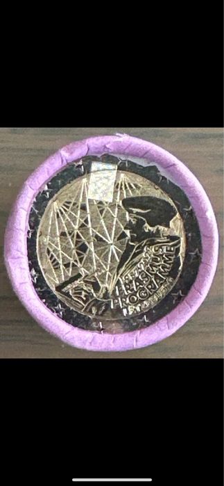 Rolo moedas 2 euros erasmus - Luxemburgo