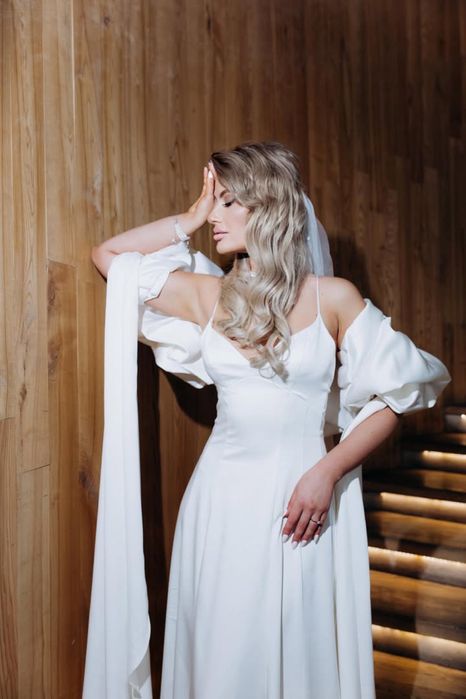 Дизайнерська весільна сукня від бренду Monetre.