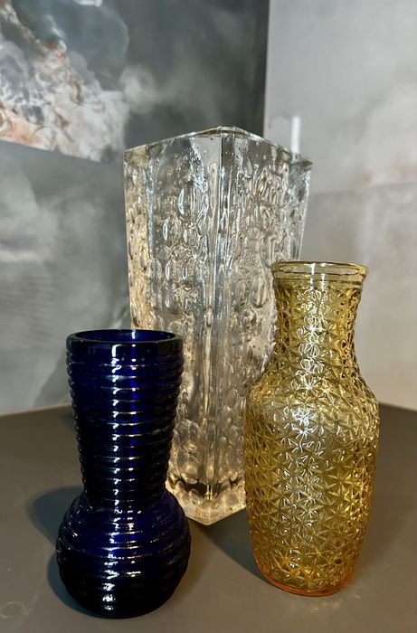 Urlop do 03.02. wazony z PRL. Lodowy grys, Pierścienie, Krople rosy