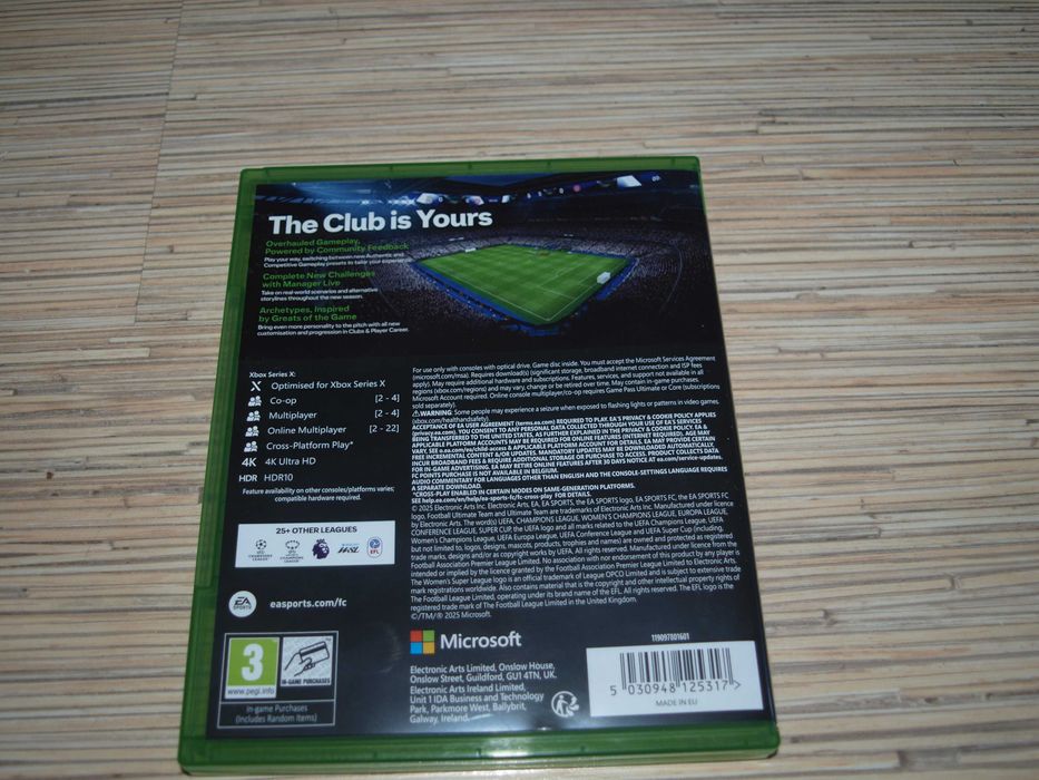 Gra FC26 PL na konsole Xbox Series X/Xbox One jak nowa!!