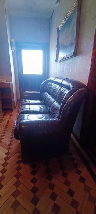 Sofá em Pele, como novo