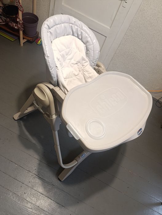 Стульчик для кормления Chicco polly Magic, кожа.