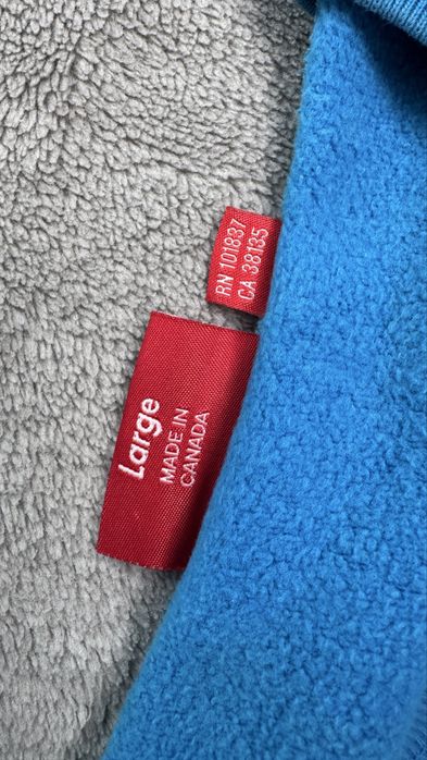 Supreme logo box crewneck fw18 size L супрім світшот