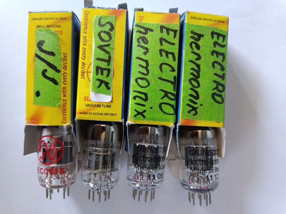 Лампа. ECC83S / 12AX7 - JJ Electronic. СОВТЕК12AX7WA / ECC83 / ELECTRO