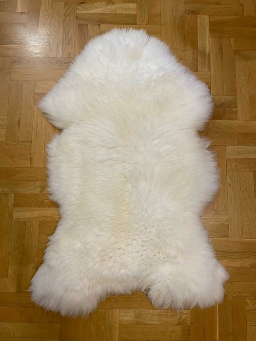 Piękna Skóra Owcza futerko XL Dekoracja Domowa Dywanik ZNAKOMITA CENA