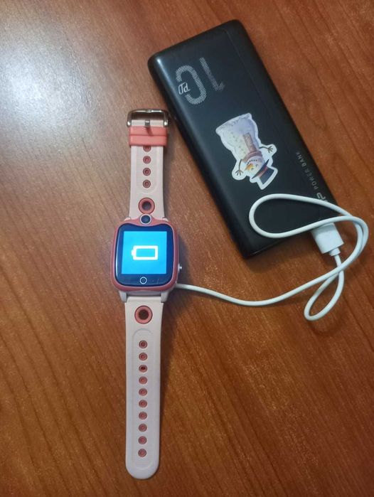 Дитячий смарт-годинник D06S рожевий Smart watch