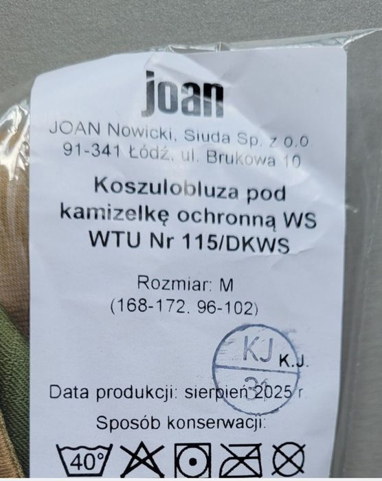 Koszulobluza pod kamizelkę ochronną M