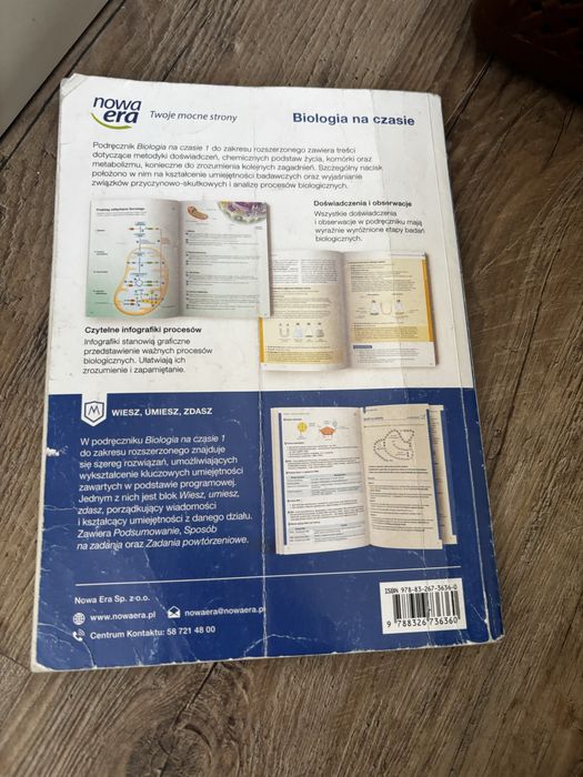 Biologia na czasie 1 zakres rozszerzony