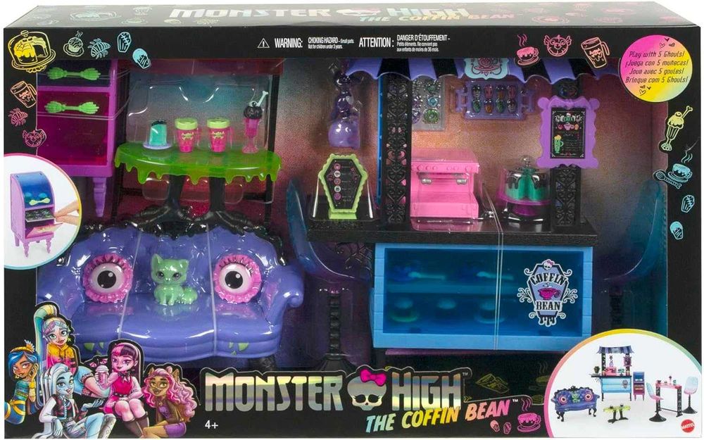 Ігровий набір Monster High Coffin Bean Café HMV78 Монстр Хай кафе