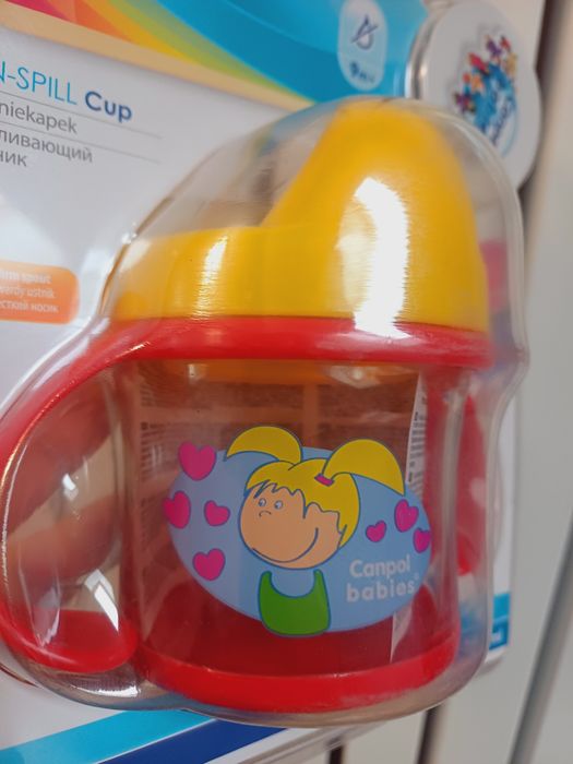 Kubek niekapek 9 miesięcy + Canpol babies Nowy