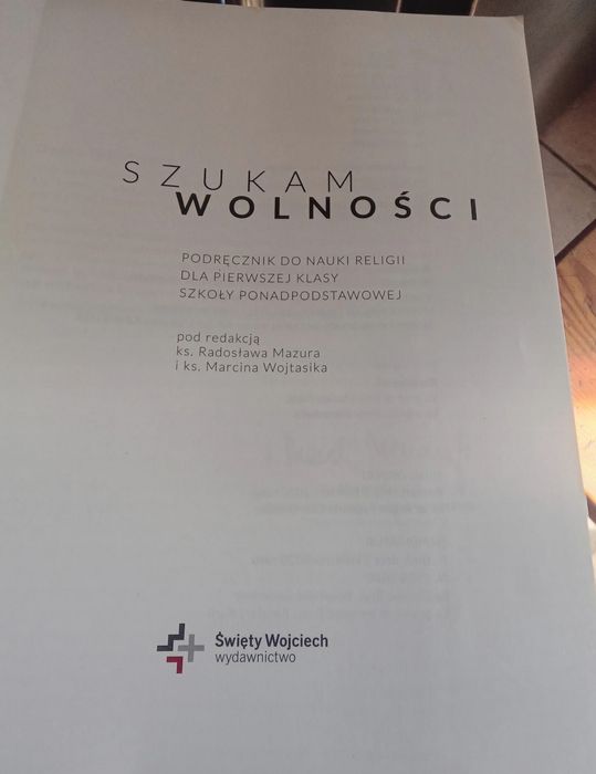 Książka do religii kl.1 liceum/technikum