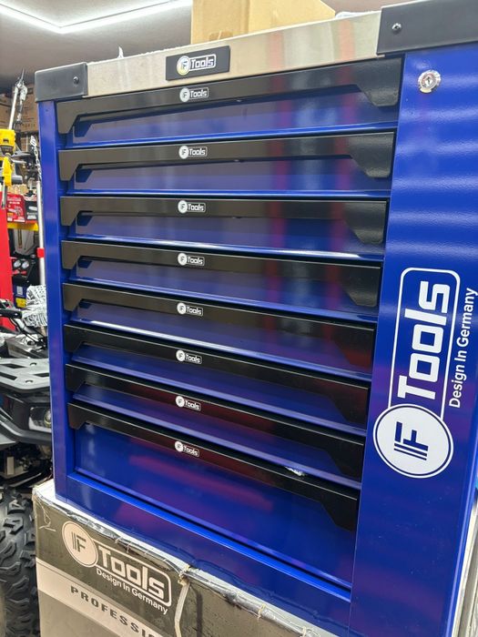 Carrinho de ferramentas 8 gavetas completas