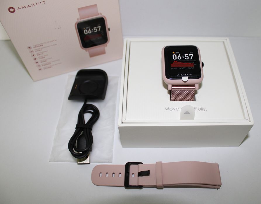 Amazfit Bip S Lite [Smartwatch com Pulseira de Aço Inoxidável]64551344602881121