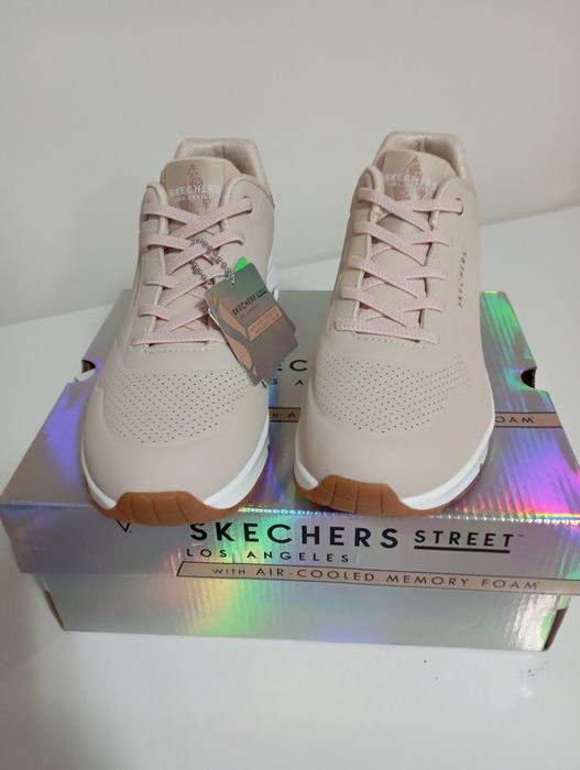 Sapatilhas Sketchers Bege