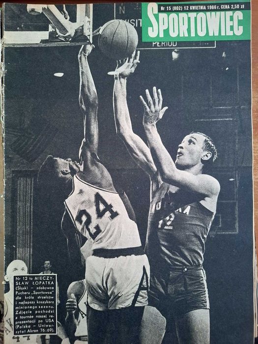 Tygodnik "Sportowiec" - rocznik 1966