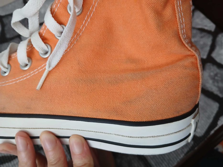 sapatilhas all star converse laranja 40 tenis botas