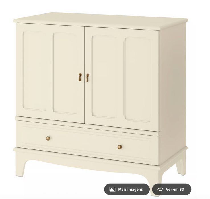 Aparador lommarp ikea bege