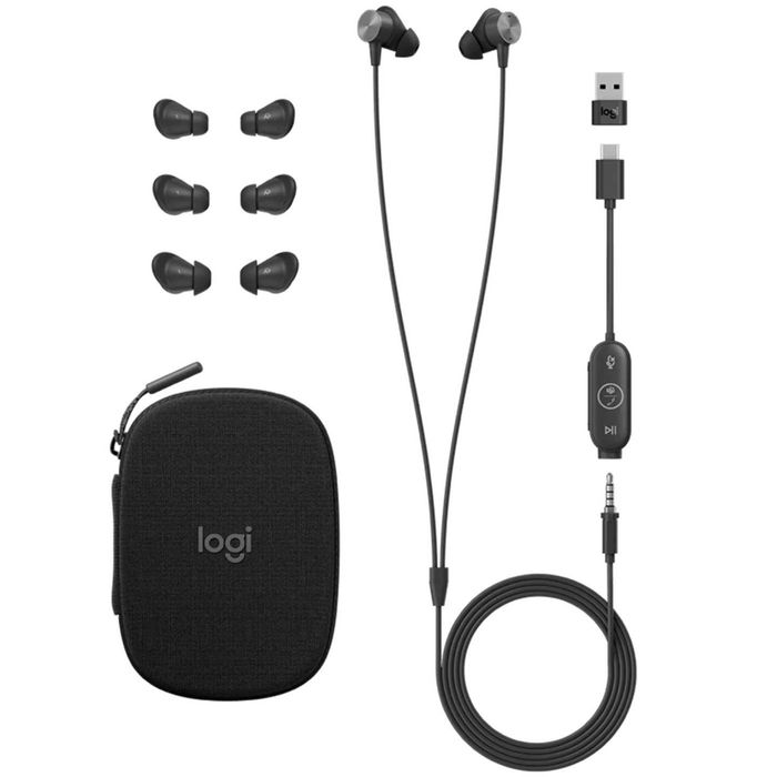 Logitech Zone Wired Earbuds (Навушники з мікрофоном)