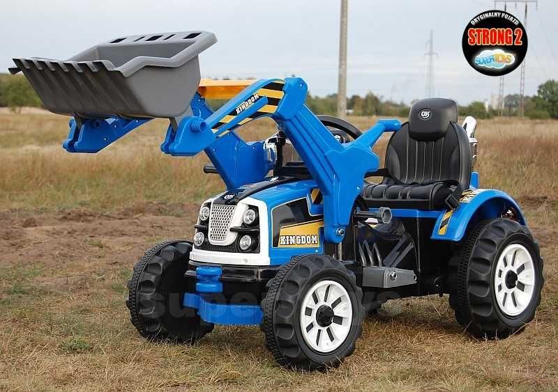 BAWIBUS.PL Autko na akumulator TRAKTOR Z ŁYŻKĄ KOPARKA auto traktorek