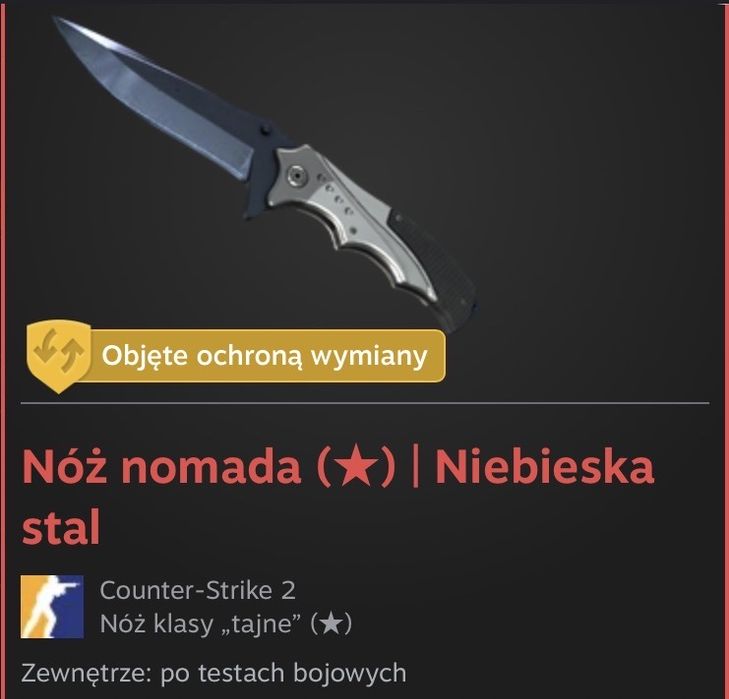 Nóż nomada | Niebieska stal