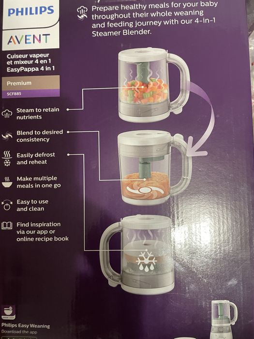 Блендер пароварка 4 в 1 Philips AVENT