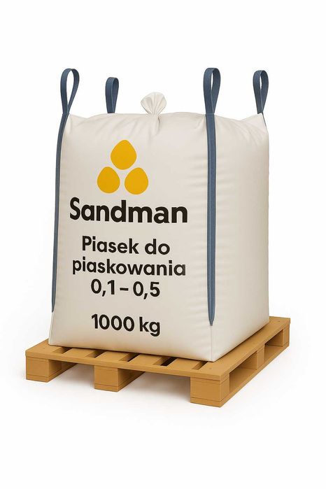 Piasek kwarcowy PREMIUM ŚCIERNIWO DO PIASKOWANIA 0,1-0,5 mm 1000 kg