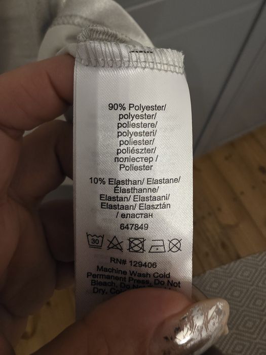 Bluzka srebrna, Bonprix rozmiar 48/50