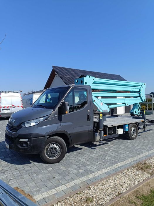 Usługi podnośnikiem koszkowym, zwyżką 21m. Zwyżka ,podnośnik koszowy.