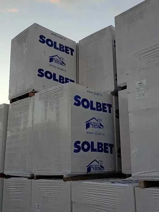 Pustak Solbet gazobeton, suporex, materiały budowlane