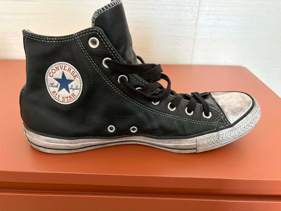 Botas Converse Chuck Taylor All Star Vintage Leather Pretas