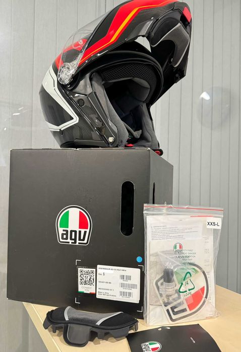 Capacete AGV Sport modular Full carbono Tam S como novo