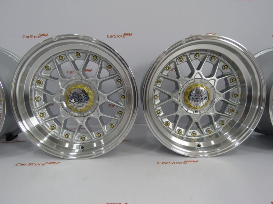 Jantes Haxer HX025 16'' x 8et15 + 9 et10 4x100 + 4x114.3 Silver