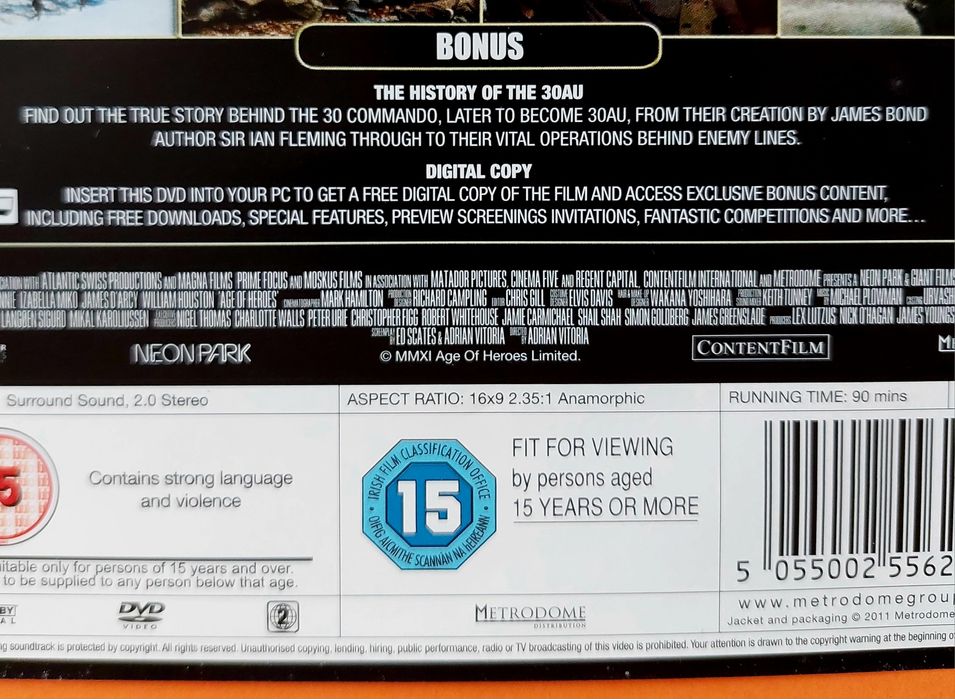DVD Age of Heroes