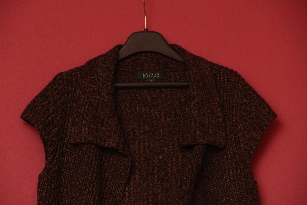 Polo Ralph Lauren S-M накидка из шёлка и кашемира