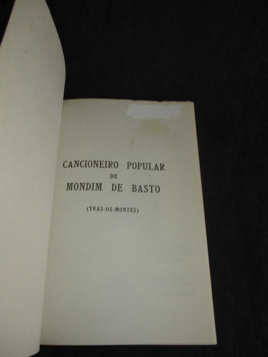 Livro Cancioneiro Popular de Mondim de Basto Trás-Os-Montes