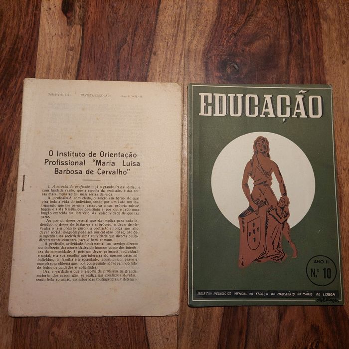 Revista Escolar Publicação Mensal de Educação e Ensino, vários números
