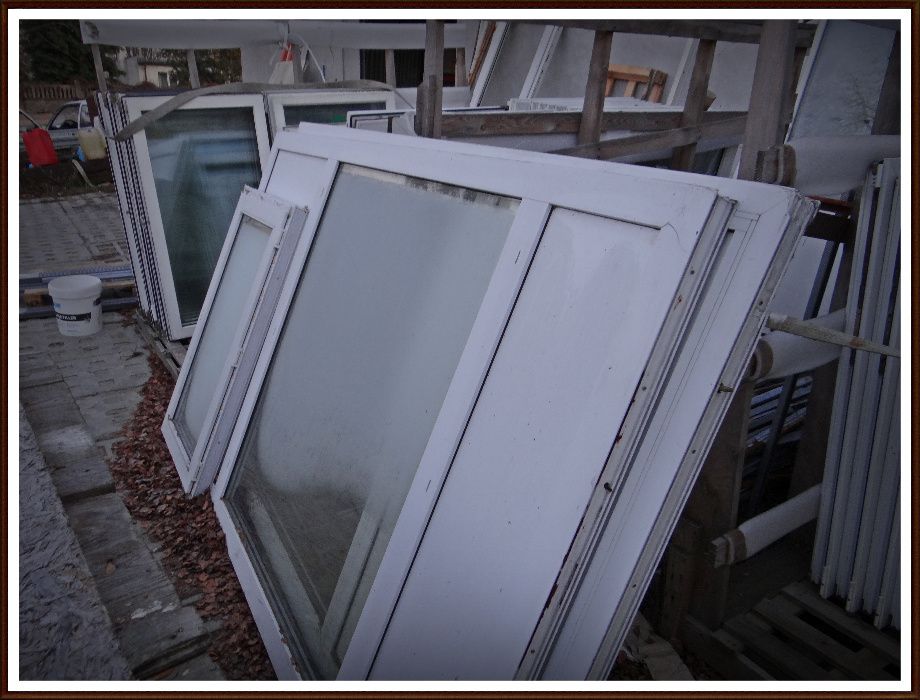 Skup okien i drzwi używanych PCV i Alu, każda ilość! Polska cały kraj