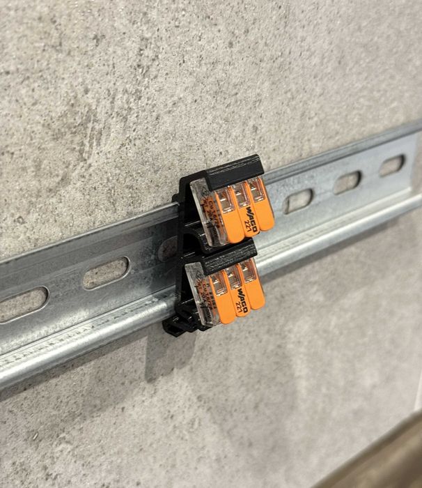 WAGO 221-413 adapter montażowy na szynę DIN 35 mm, 2 złączki