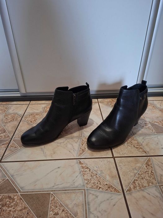 Buty botki ze skóry rozmiar 41
