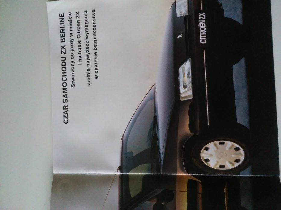 Prospekt samochodowy Citroen ZX