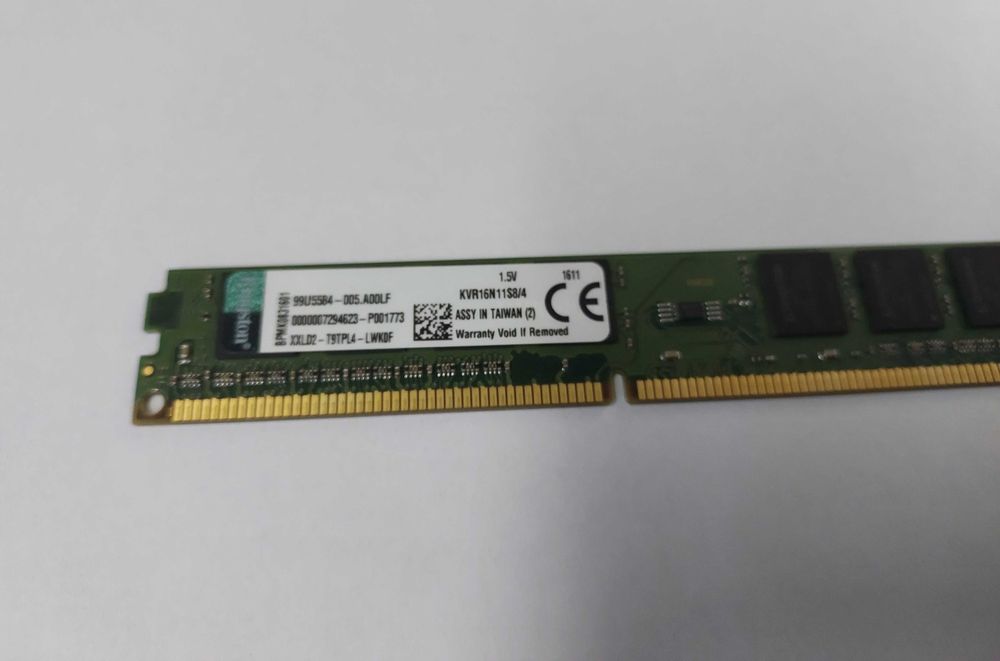 Оперативна пам'ять DDR3 4 Gb Kingston kvr16n11s8/4