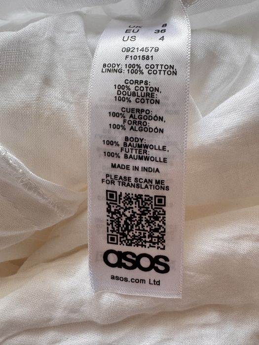 Сукня ASOS 100% cotton