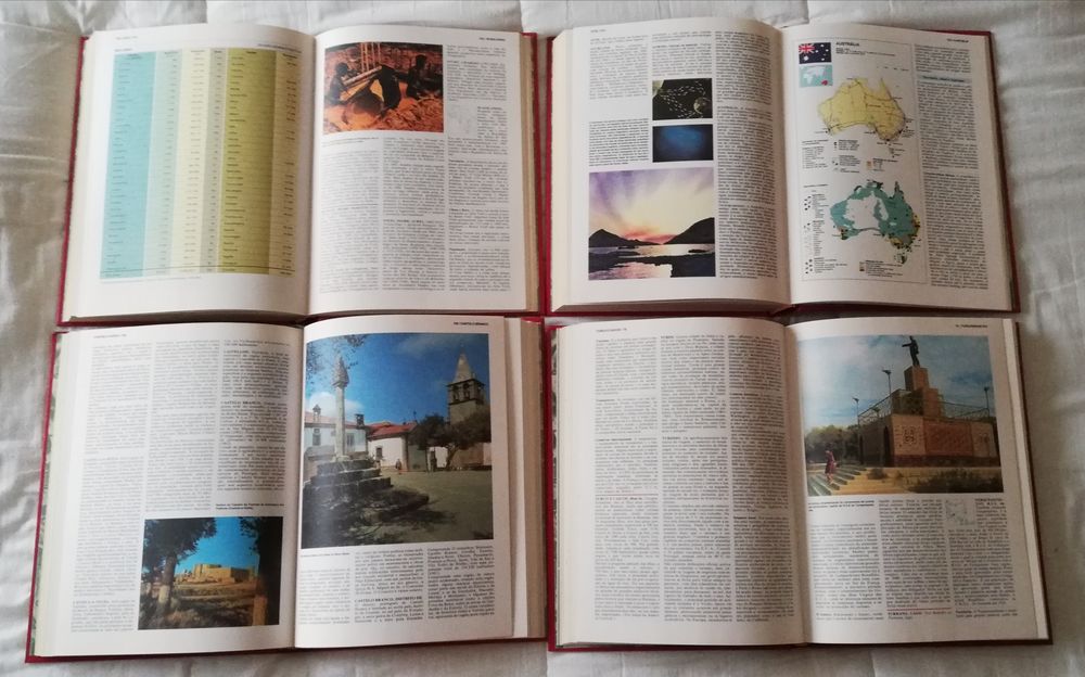 7 Volumes Geografia Enciclopédia Verbo 1985